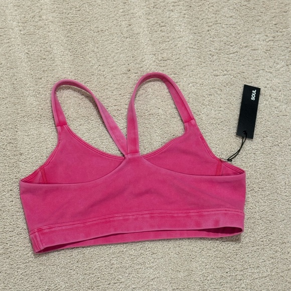 Mineral Wash Podium Bra Pink Peacock, Small, NWT, Soul by SoulCycle - Picture 5 of 5